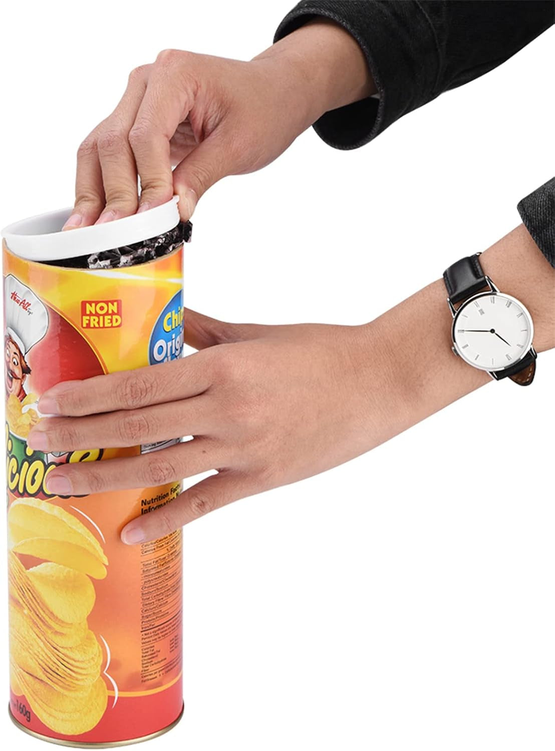 Pop Out Spring Snake Trick Toy, Funny Prank Can