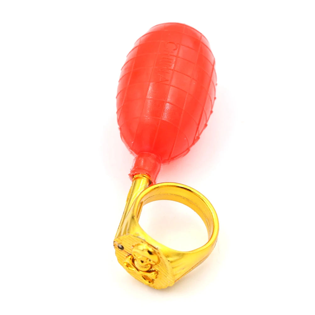 1Pcs Creative Unisex Squirt Ring Water Ring Tricky Toys Spray Water Funny Gags Prank Jokes Toy Fool'S Day Party Favor Gifts