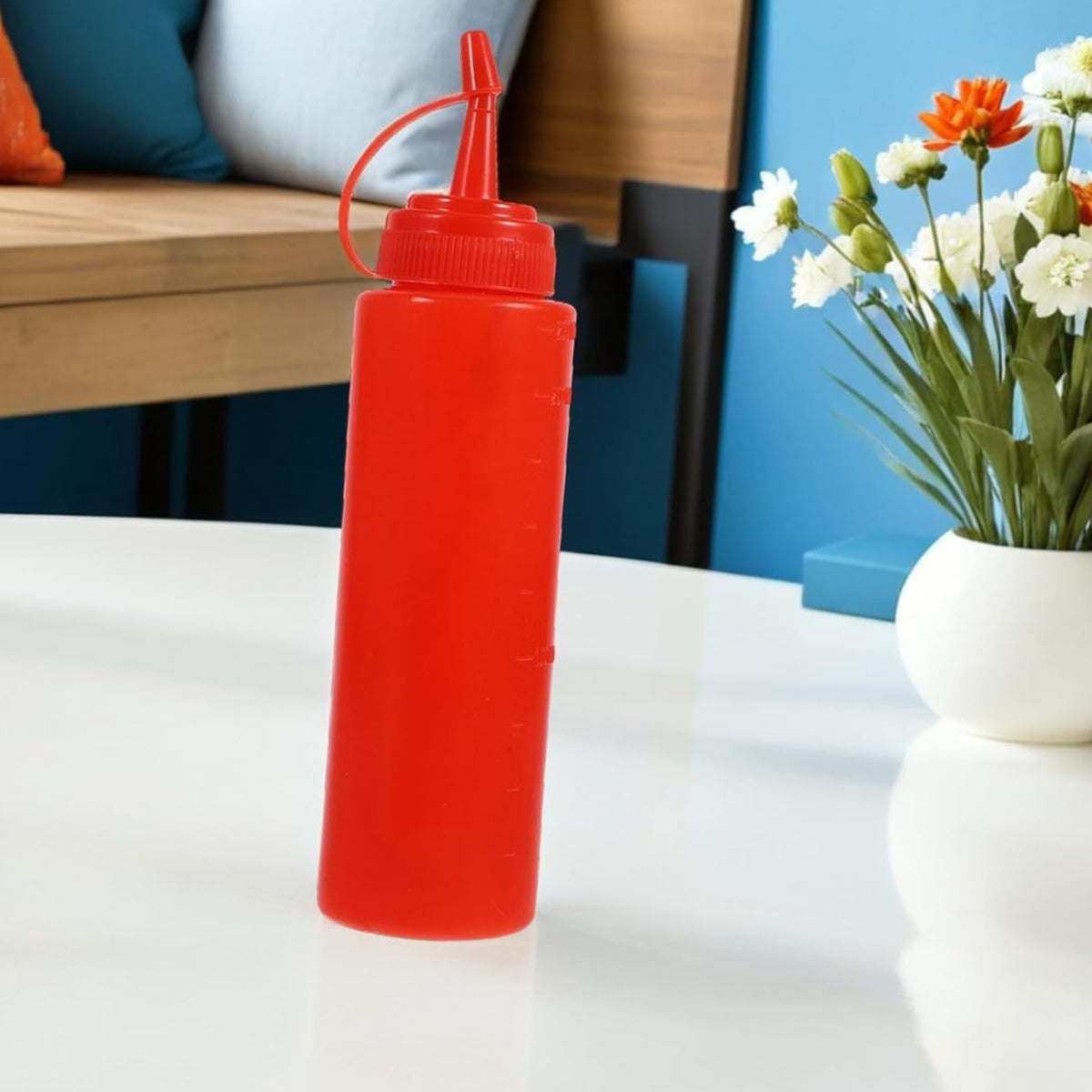 Fake Ketchup Bottle, Prank Ketchup Bottle Funny Tricky Toy for Friends Realistic Tomato Sauce Squirter for Surprise Festival Party
