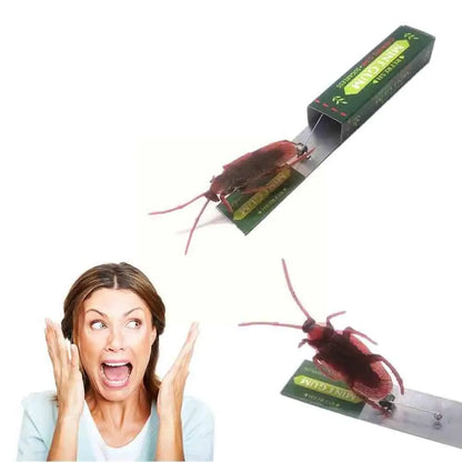 2022 April Fool'S Day Prank Trick Toy Surprised Cockroaches Gum Chewing Gum Pull Head Spoof Toys Gags Jokes Funny Toys for Y0R1
